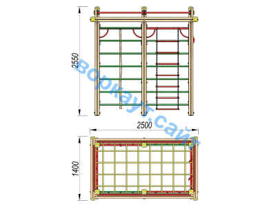 Детский спортивный комплекс ДСК 3108 в Республике Северная Осетия (Алания)