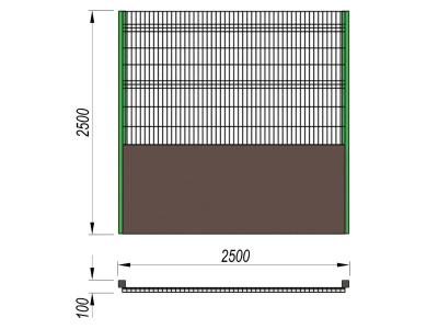 Ограждение хоккейной коробки МАФ 5202 в Республике Северная Осетия (Алания)