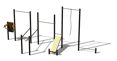 Спортивный комплекс воркаут ВС-90 в Республике Северная Осетия (Алания)