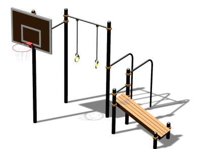 Спортивный комплекс воркаут ВС-143 в Республике Северная Осетия (Алания)