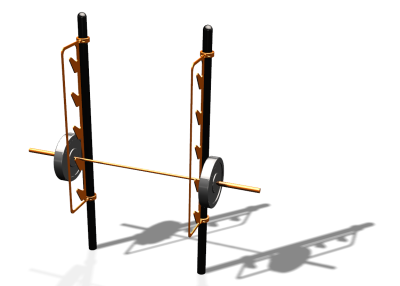 Спортивный комплекс воркаут ВС-84 в Республике Северная Осетия (Алания)
