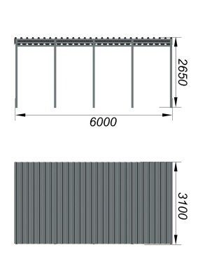 Теневой навес трибун МАФ 4130 в Республике Северная Осетия (Алания)
