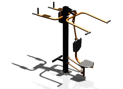 Уличный тренажер "Верхняя тяга Брусья Пресс" УТ339 в Республике Северная Осетия (Алания)