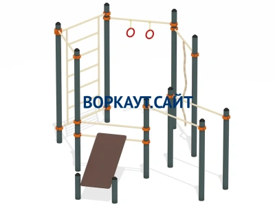 Спортивный комплекс воркаут ВС-49 в Республике Северная Осетия (Алания)