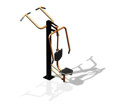 Уличный тренажер "Жим от груди Турник" УТ341 в Республике Северная Осетия (Алания)